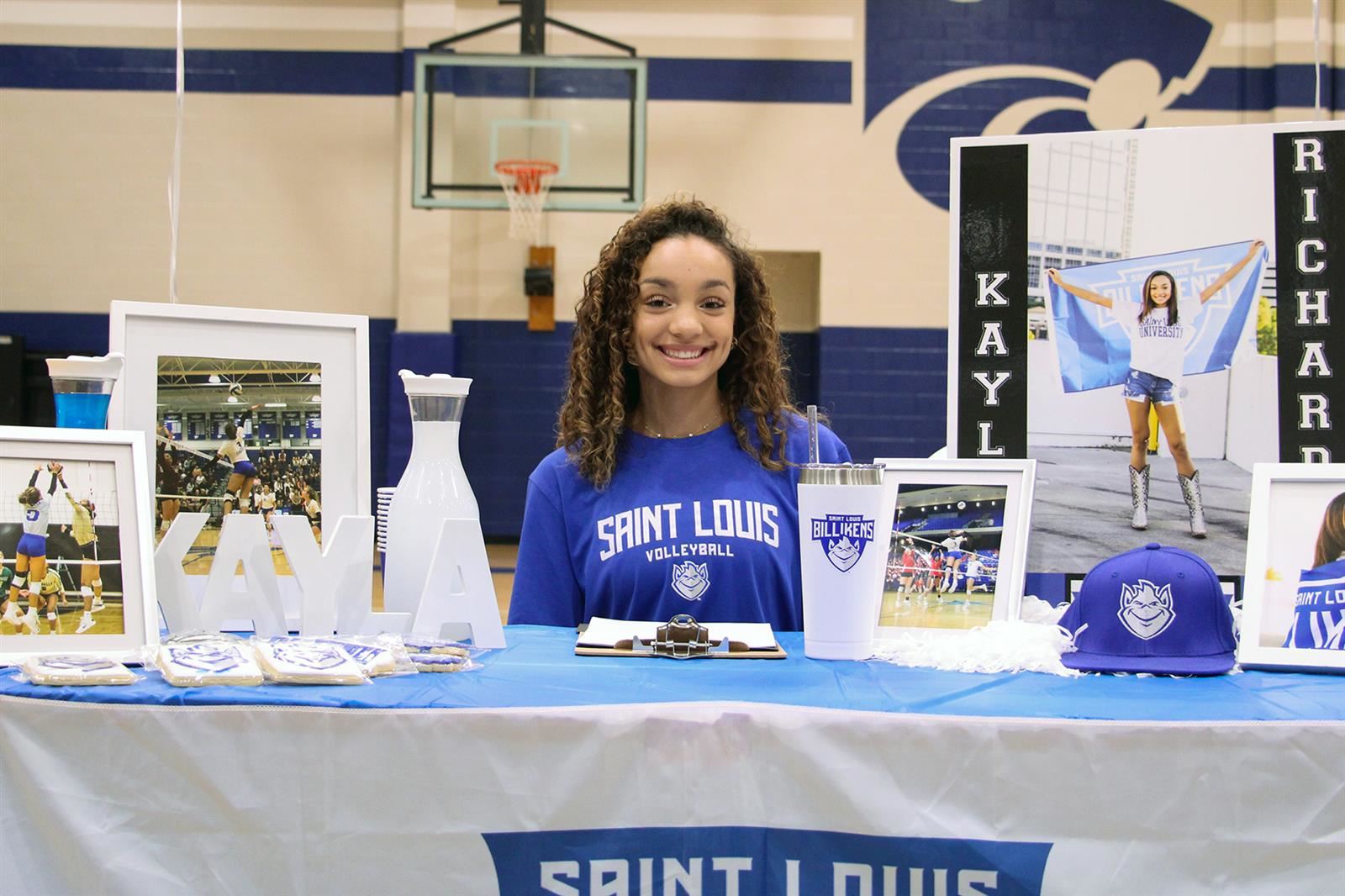 Cypress Creek High School senior Kayla Richardson signed a letter of intent to play volleyball at St. Louis University.